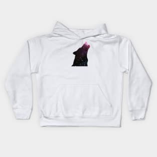 Galaxy Wolf Kids Hoodie